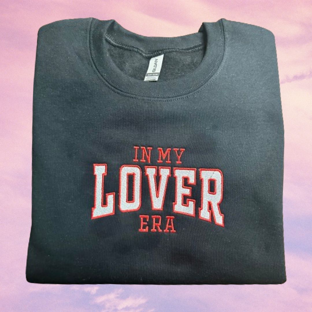 Lover Era Embroidered Crewneck Sweatshirt